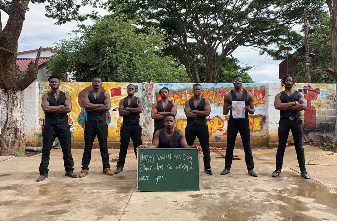 Valentine's Day greeting video from Africa