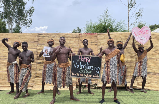 Valentine's Day greeting video from Africa