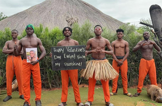 Valentine's Day greeting video from Africa