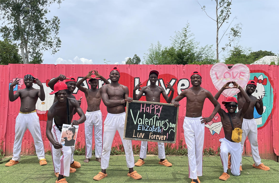 Valentine's Day greeting video from Africa