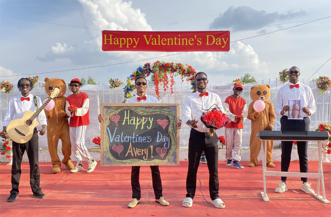 Valentine's Day greeting video from Africa