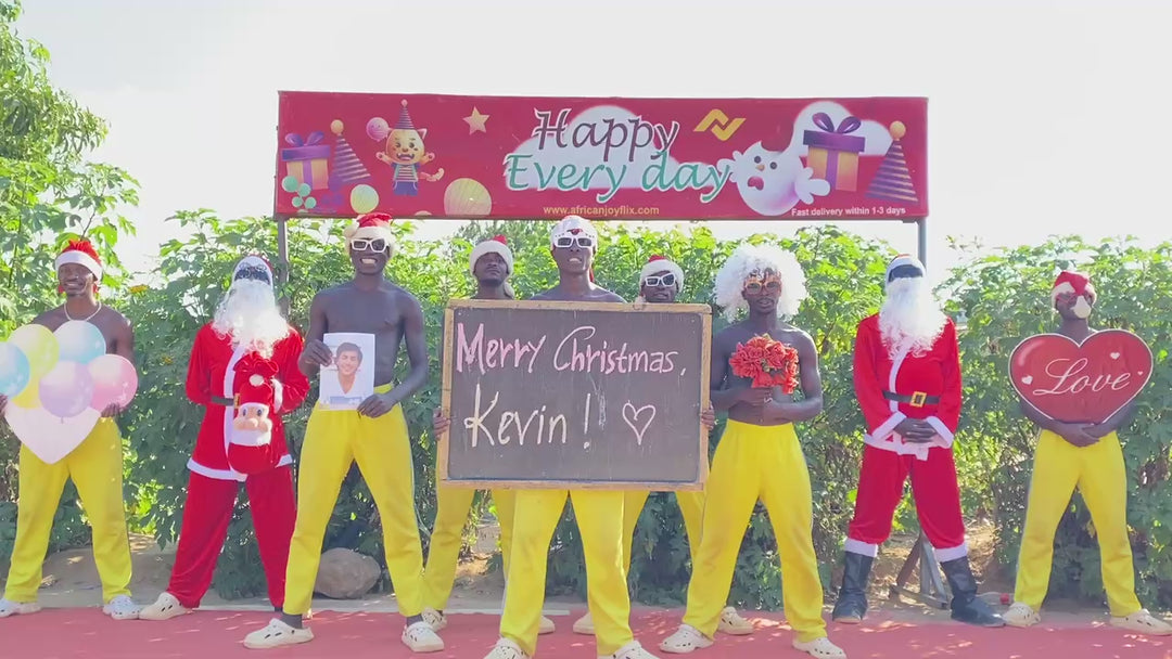 Christmas greetings video from Africa