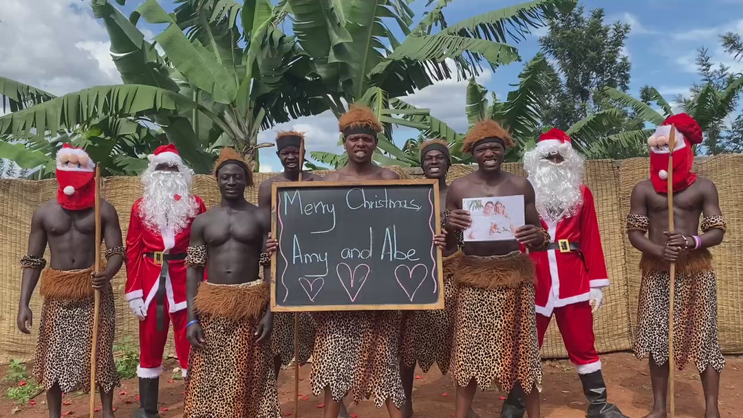 Christmas greetings video from Africa