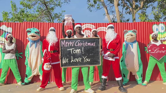 Christmas greetings video from Africa