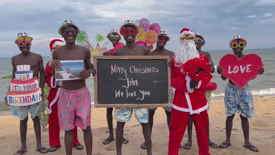 Christmas greetings video from Africa